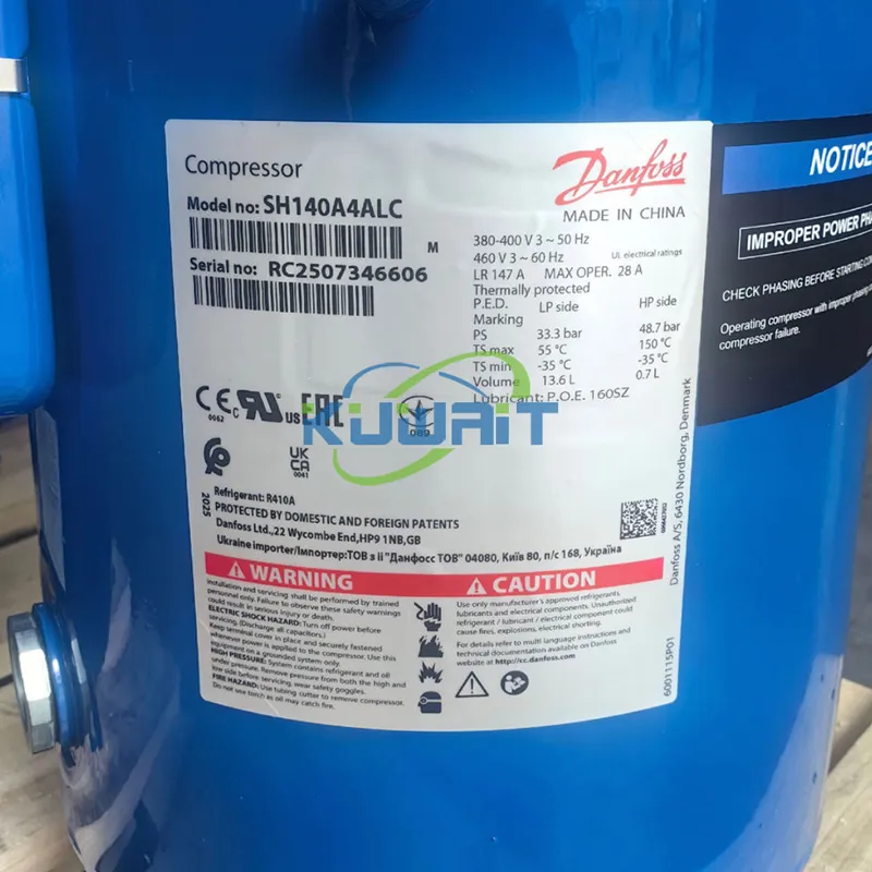 SH140A4ALC Danfoss Спиральный Холодильный Компрессор (3)